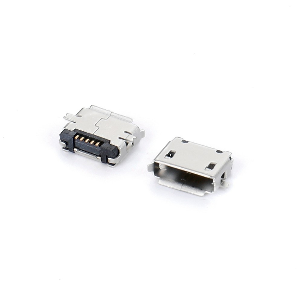04BO-1815-0   Micro USB 5F SMT AB型兩腳全貼無柱有卷邊